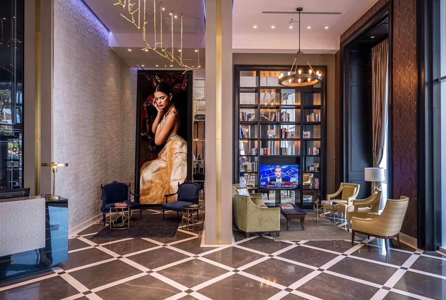David Tower Hotel Netanya By Prima Hotels - 16 Years Plus Exterior foto The lobby of the hotel