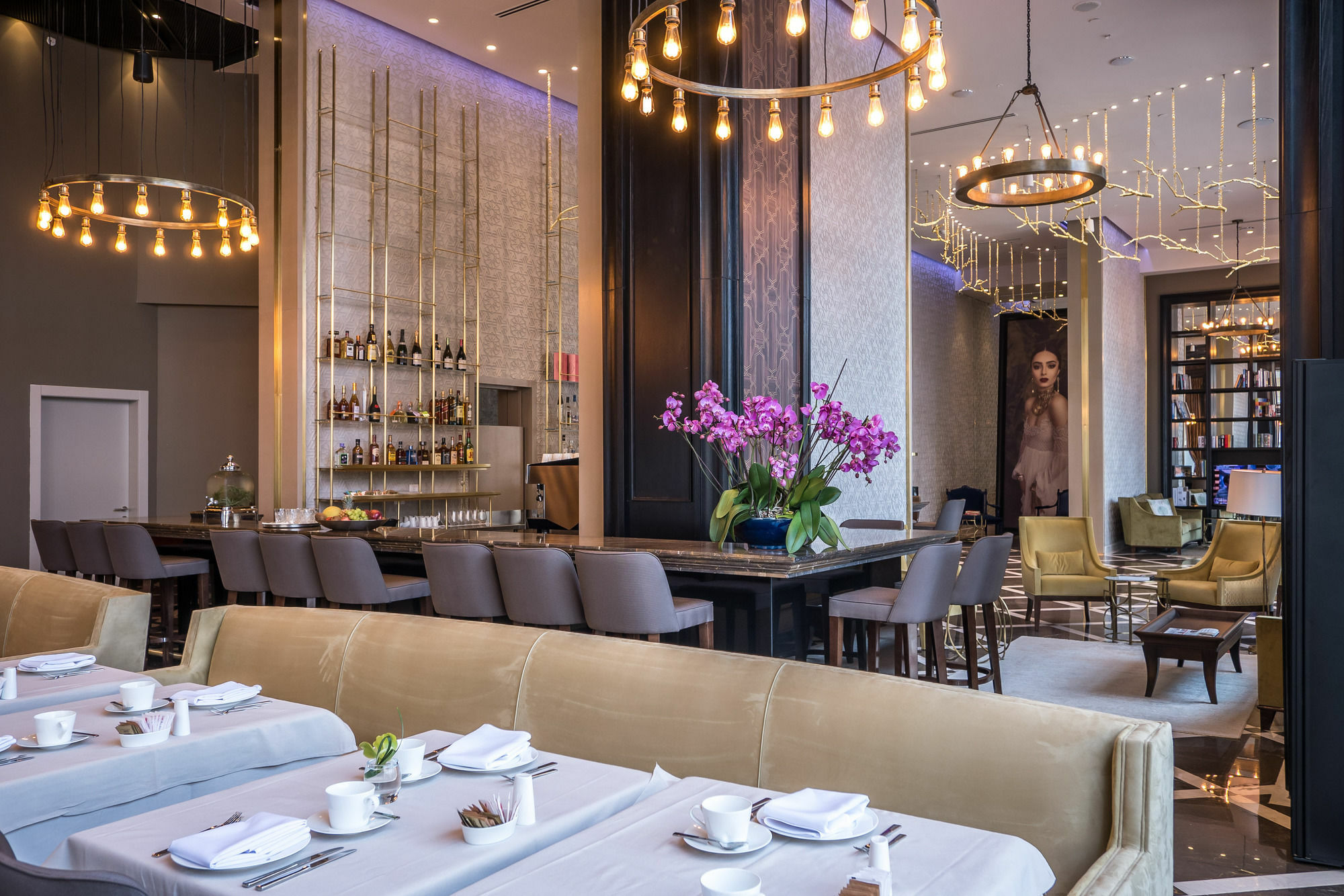 David Tower Hotel Netanya By Prima Hotels - 16 Years Plus Exterior foto The interior of the restaurant