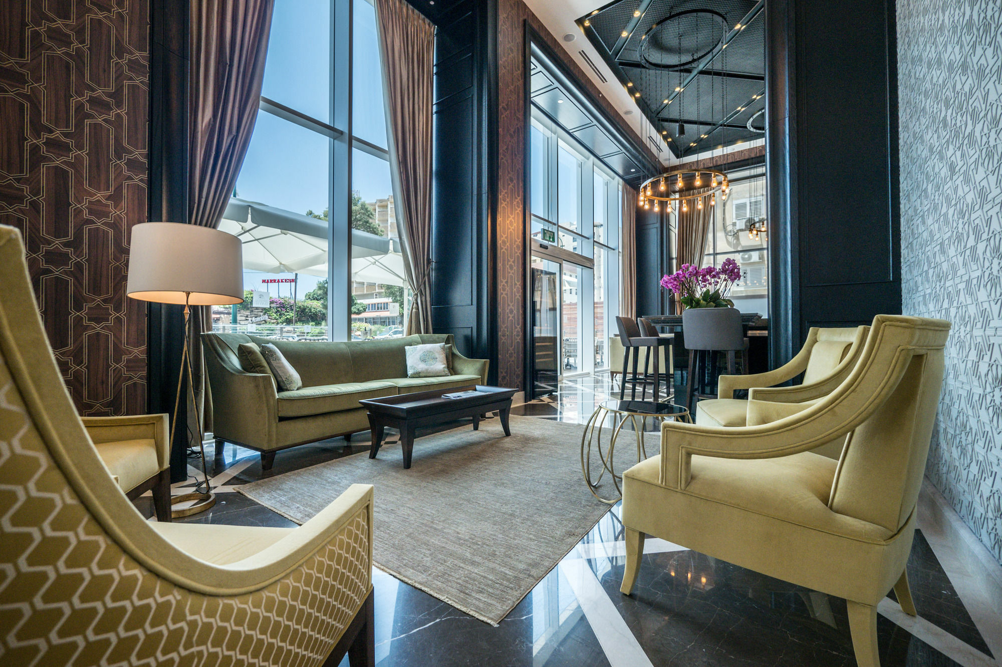 David Tower Hotel Netanya By Prima Hotels - 16 Years Plus Exterior foto Lobby